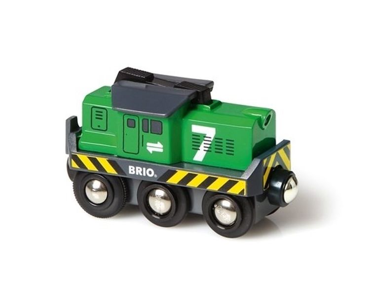 Brio World, Locomotiva de marfa, jucarie din lemn