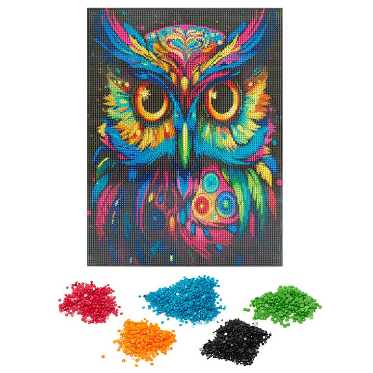 Bufnita, mozaic de diamante, set creativ