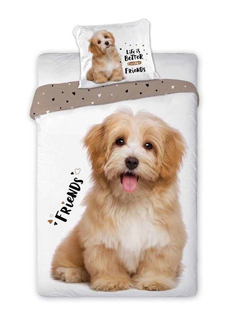 Caine, set lenjerie de pat single, 140-200 cm