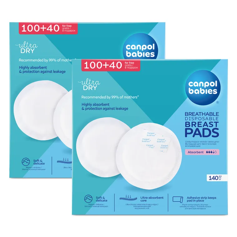 Canpol babies, absorbante pentru san, 2-140 buc.