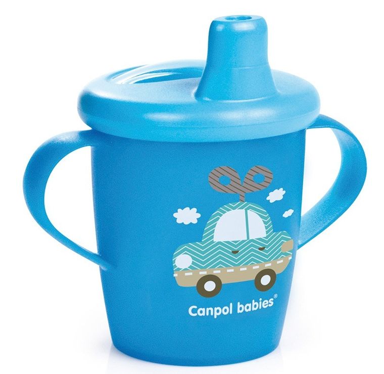 Canpol babies, Anywayup, Toys, canita anti-varsare, albastru, 250 ml