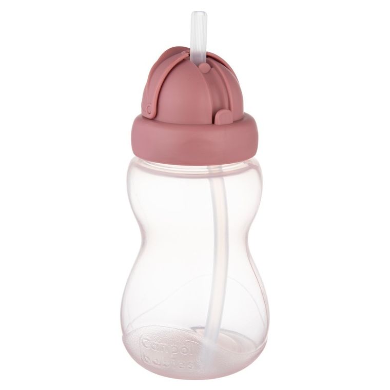 Canpol babies, biberon cu pai pliabil, roz, 270 ml