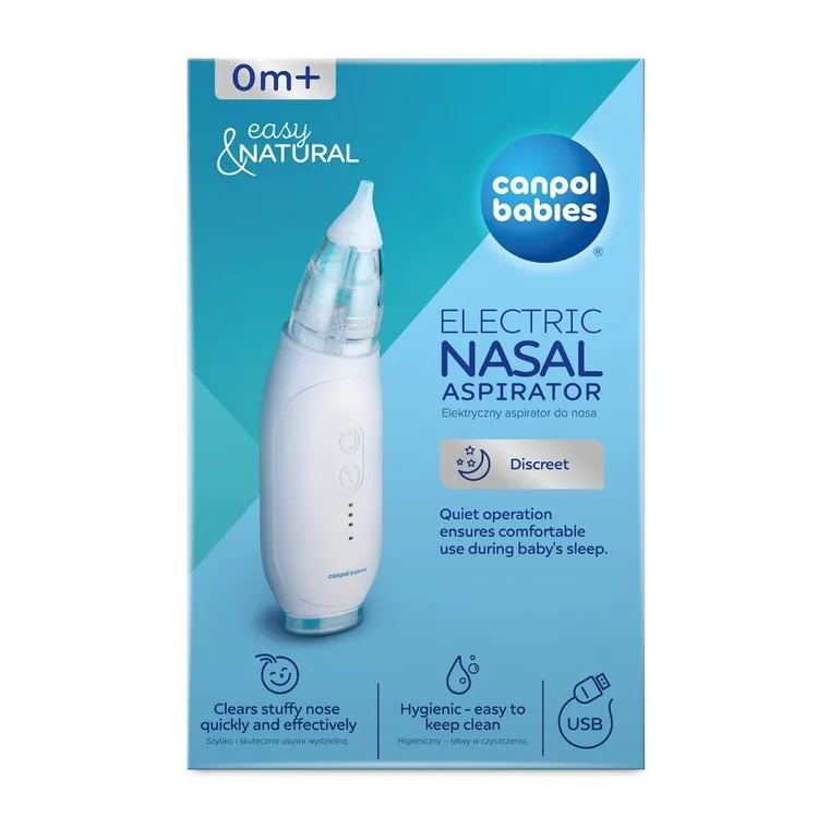 Canpol babies, Easy Natural, aspirator nazal electric