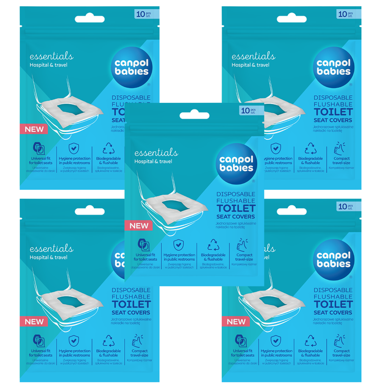 Canpol babies, huse de toaleta de unica folosinta, 5-10 buc.