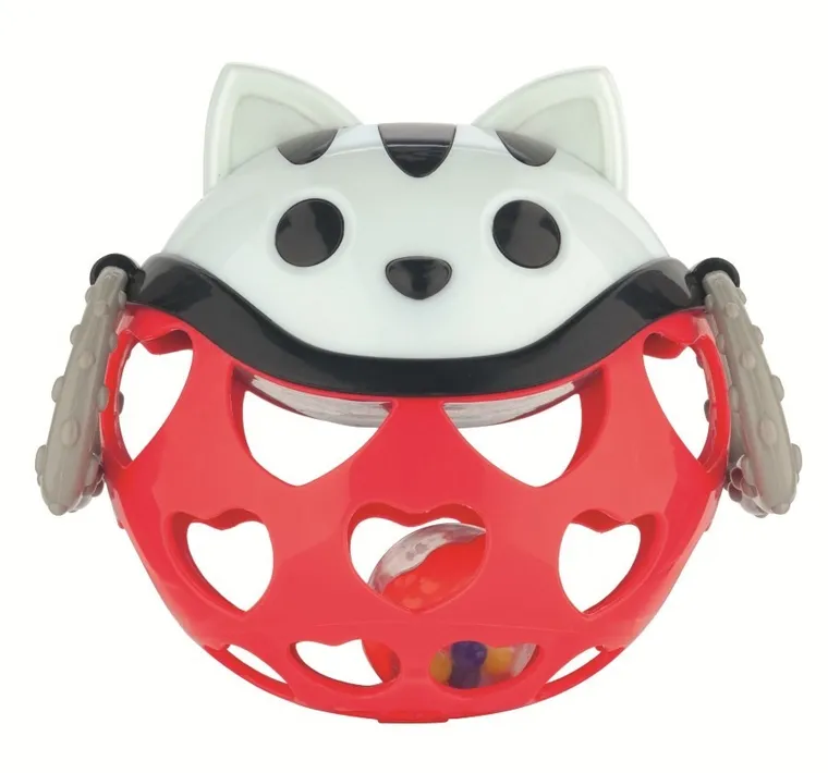 Canpol babies, pisica, jucarie interactiva cu zgomot, rosu