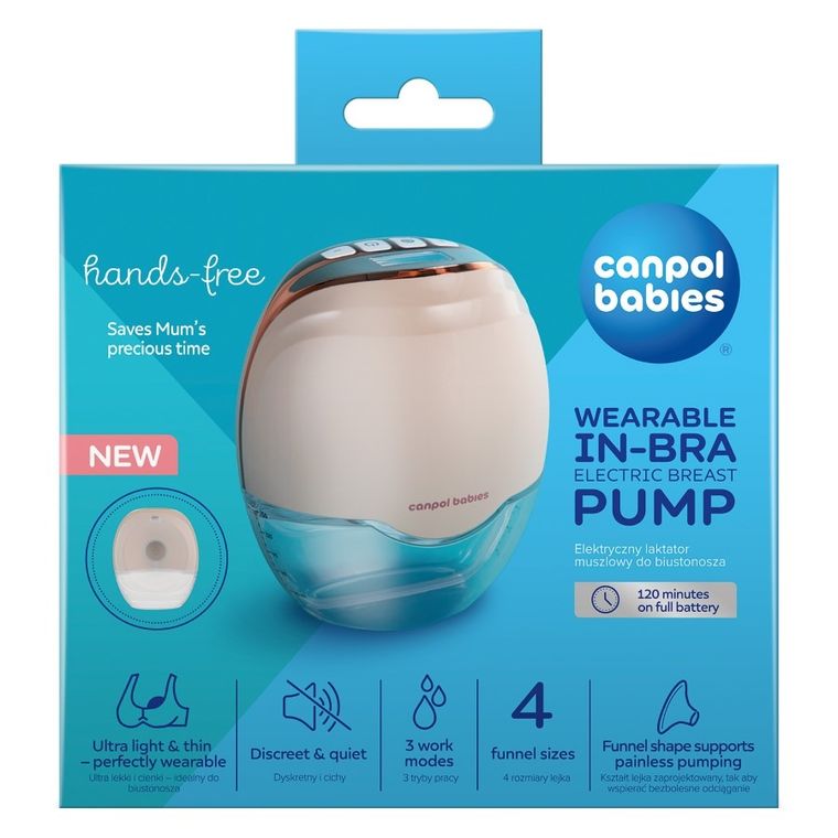 Canpol babies, pompa de san electrica Hands-Free, tip scoica