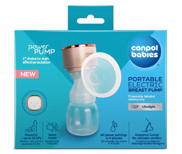 Canpol babies, PowerPump, pompa de san electrica portabila