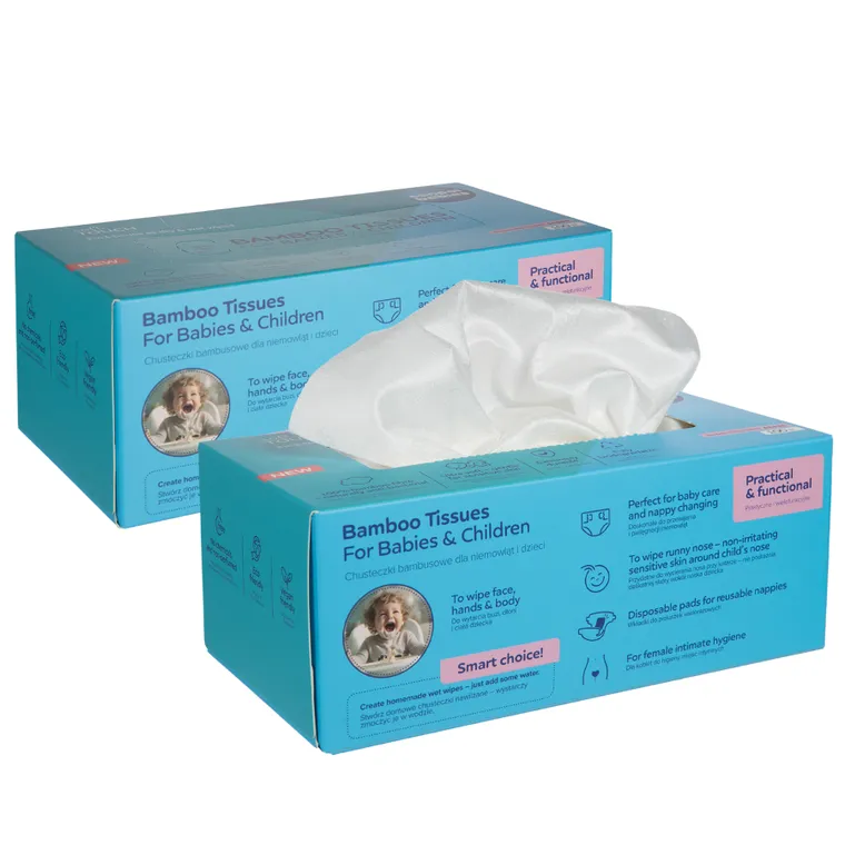 Canpol babies, servetele din bambus pentru bebelusi, 2-100 buc.