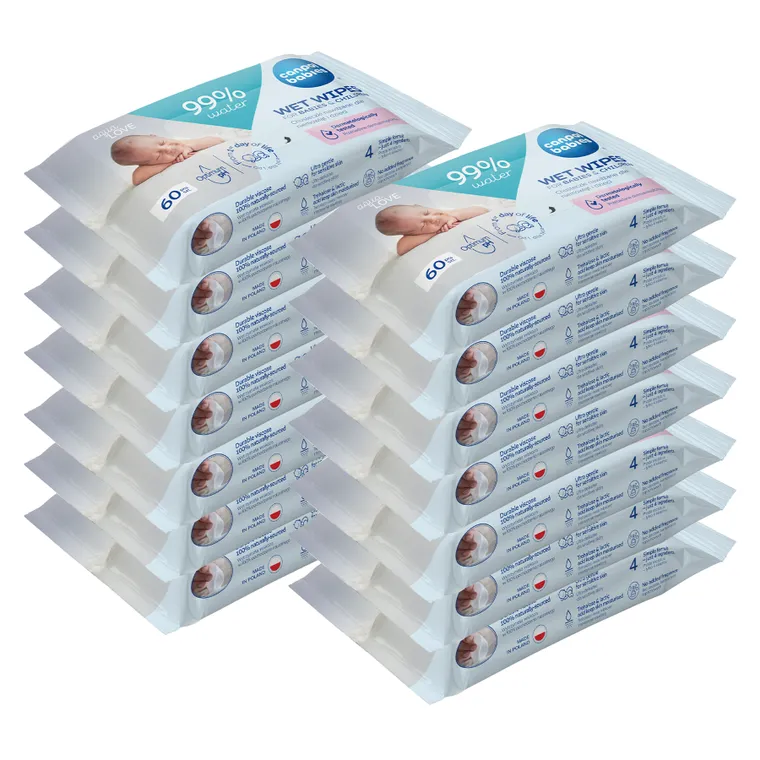 Canpol babies, servetele umede pentru bebelusi, 14-60 buc.