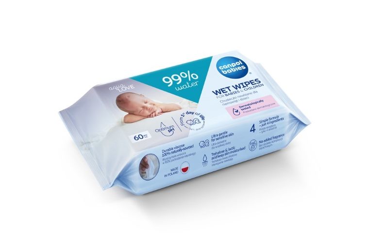 Canpol babies, servetele umede pentru bebelusi, 60 buc.