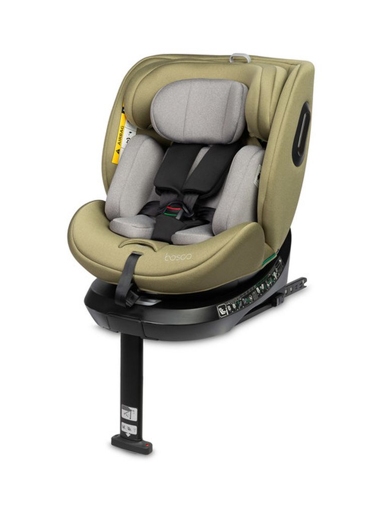 Caretero, Bosco I-Size, scaun auto, olive, 40-150 cm