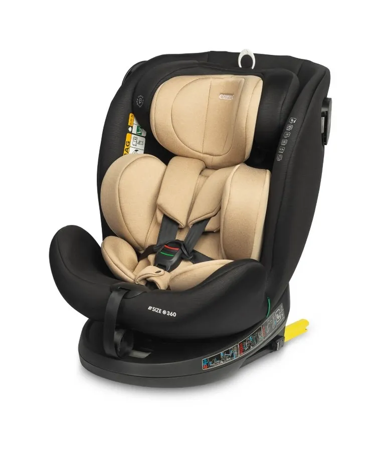 Caretero, Commo i-Size, scaun auto, 40-150 cm, Beige