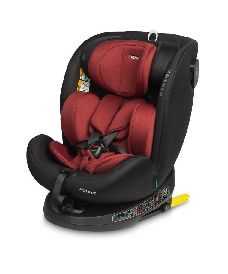 Caretero, Commo i-Size, scaun auto, 40-150 cm, Burgundy