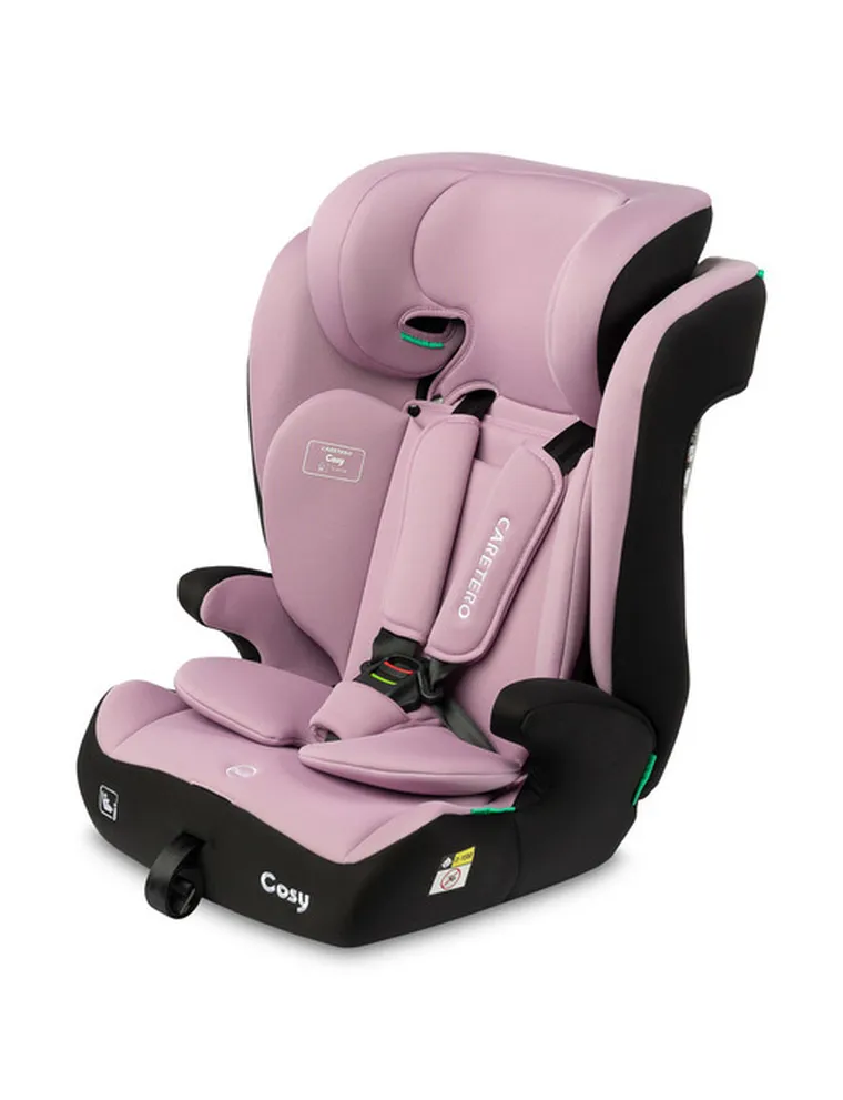 Caretero, Cosy i-Size, scaun auto, roz, 76-150 cm