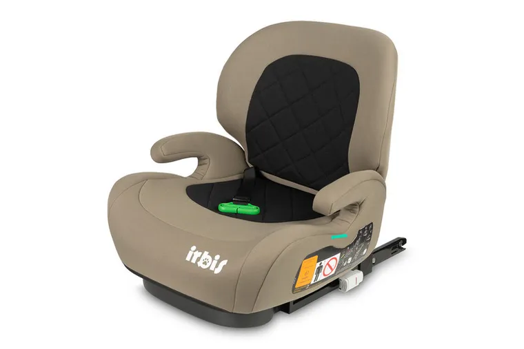 Caretero, Irbis, scaun auto, inaltator, i-Size, bej, 125-150 cm