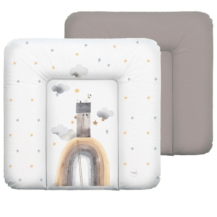 Ceba Baby, Basic, saltea de infasat moala, Rainbow Home, 72-75 cm