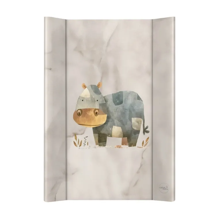 Ceba Baby, Ultra Light, Cosy Hippo, saltea de infasat rigida, 50-70 cm