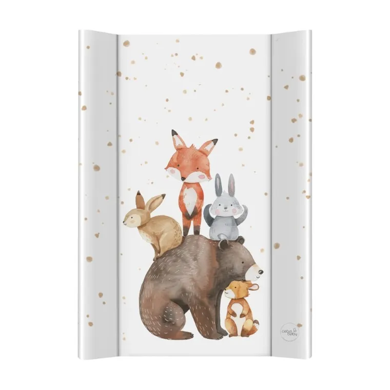 Ceba Baby, Ultra Light, Forest Friends, saltea de infasat rigida, 50-70 cm