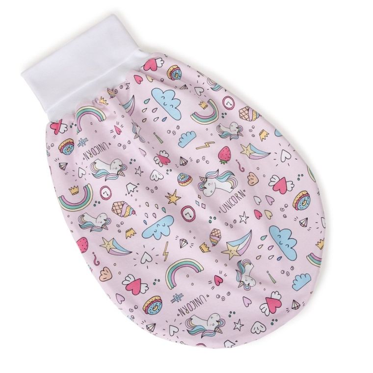 Ceba Baby, Unicorn, sac de dormit, roz deschis, 0-18 luni