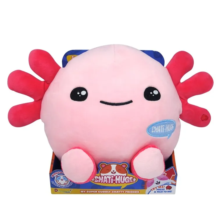 Chati-Hugs, Axolot, jucarie de plus interactiva