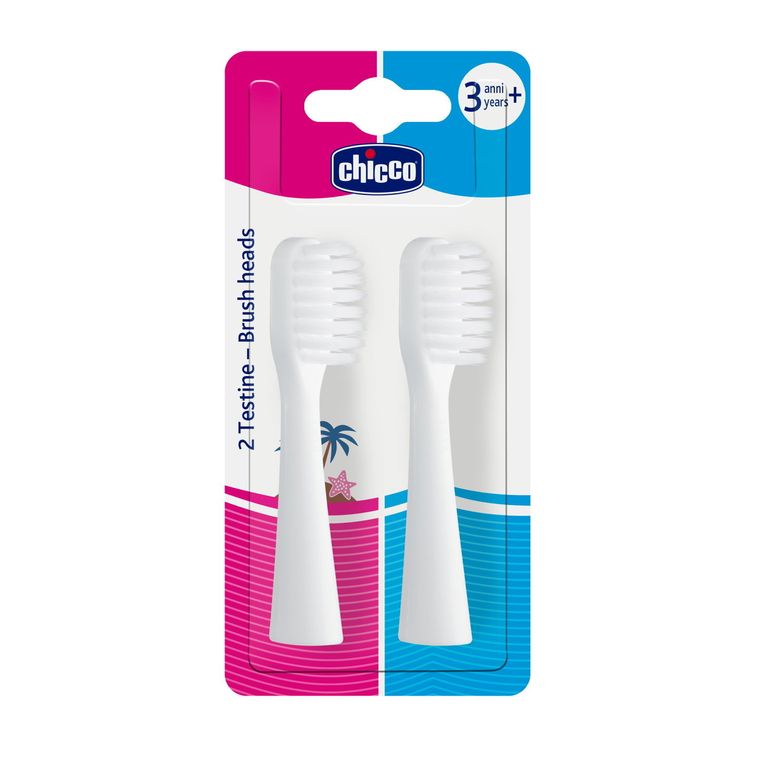 Chicco, capete pentru periute electrice, 3 ani+