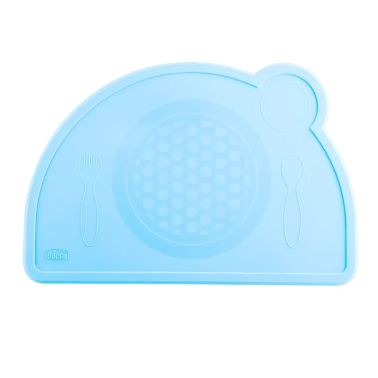 Chicco, covoras de masa din silicon, albastru, 18m+