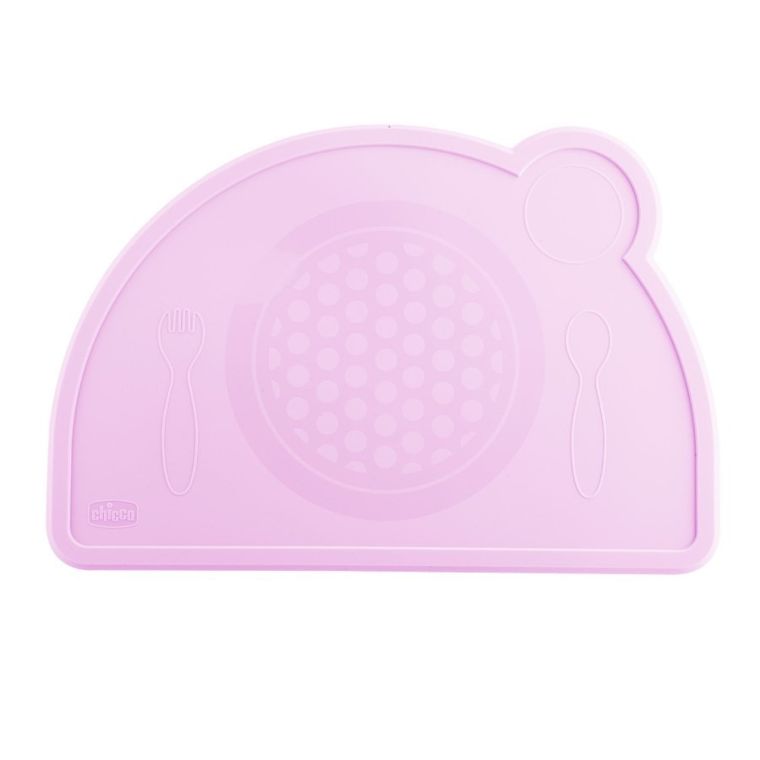 Chicco, covoras de masa din silicon, roz, 18m+