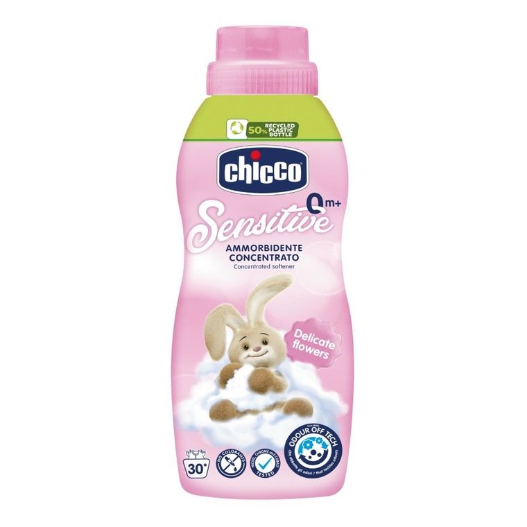 Chicco, Delicate Flowers, lichid inmuiere si clatire pentru imbracaminte pentru copii, 750 ml