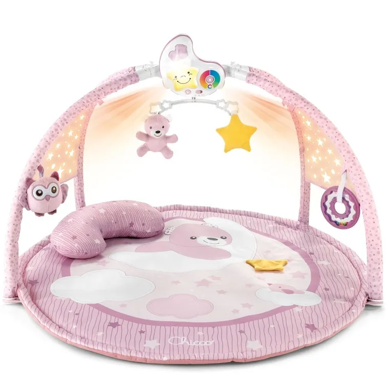 Chicco, First Dreams, Enjoy colors, covoras pentru copii, 3 in 1, roz