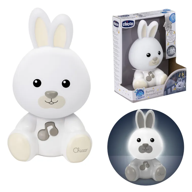 Chicco, First Dreams, lampa de noapte, Iepuras