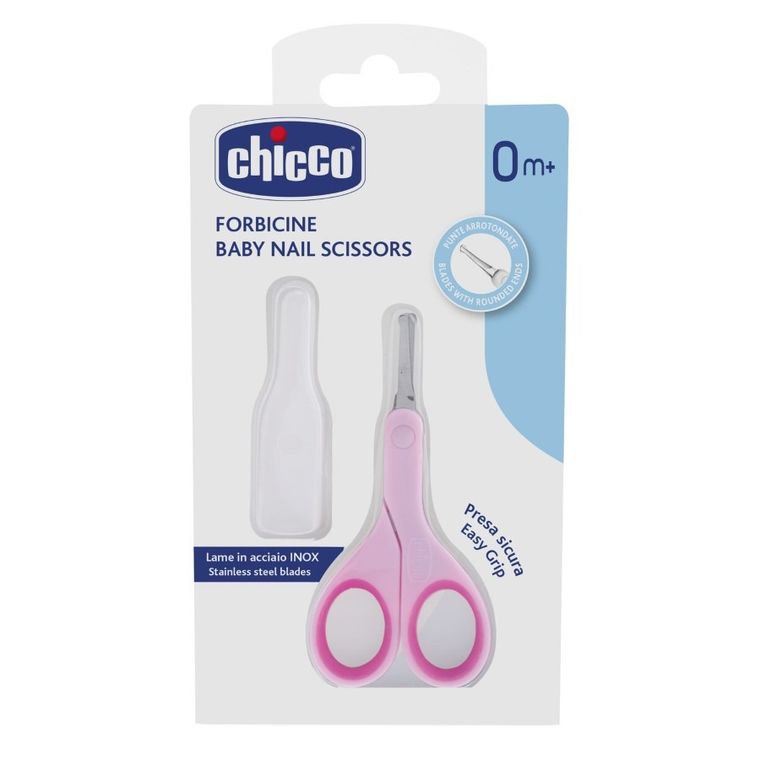 Chicco, foarfece pentru bebelusi, 0 luni+, roz
