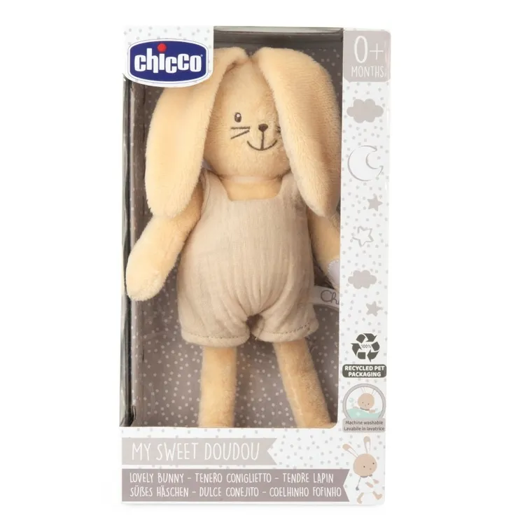 Chicco, My Sweet Dou Dou, Bunny, jucarie de plus cu zornaitor