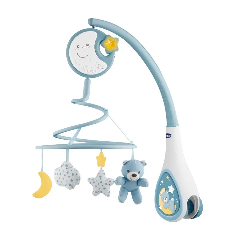 Chicco, Next2Dreams, Carusel pentru patut 3in1, albastru