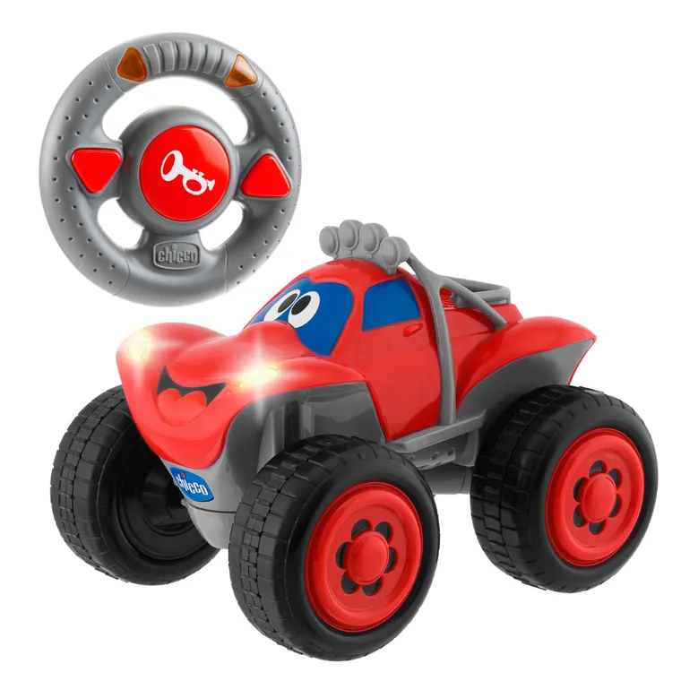 Chicco, Turbo Team, Masina Billy, vehicul cu telecomanda, rosu