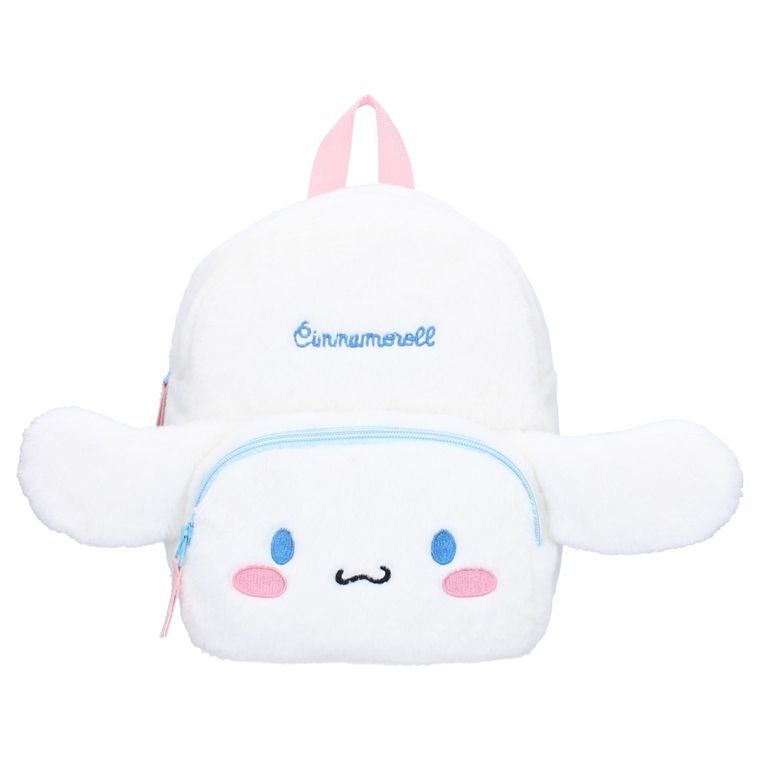 Cinnamoroll, Fluffy Festival, rucsac din plus pentru prescolar, alb