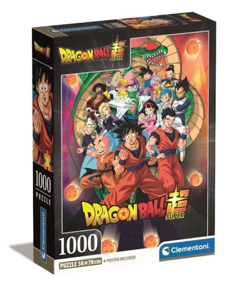 Clementoni, Dragon Ball, puzzle + poster, 1000 piese