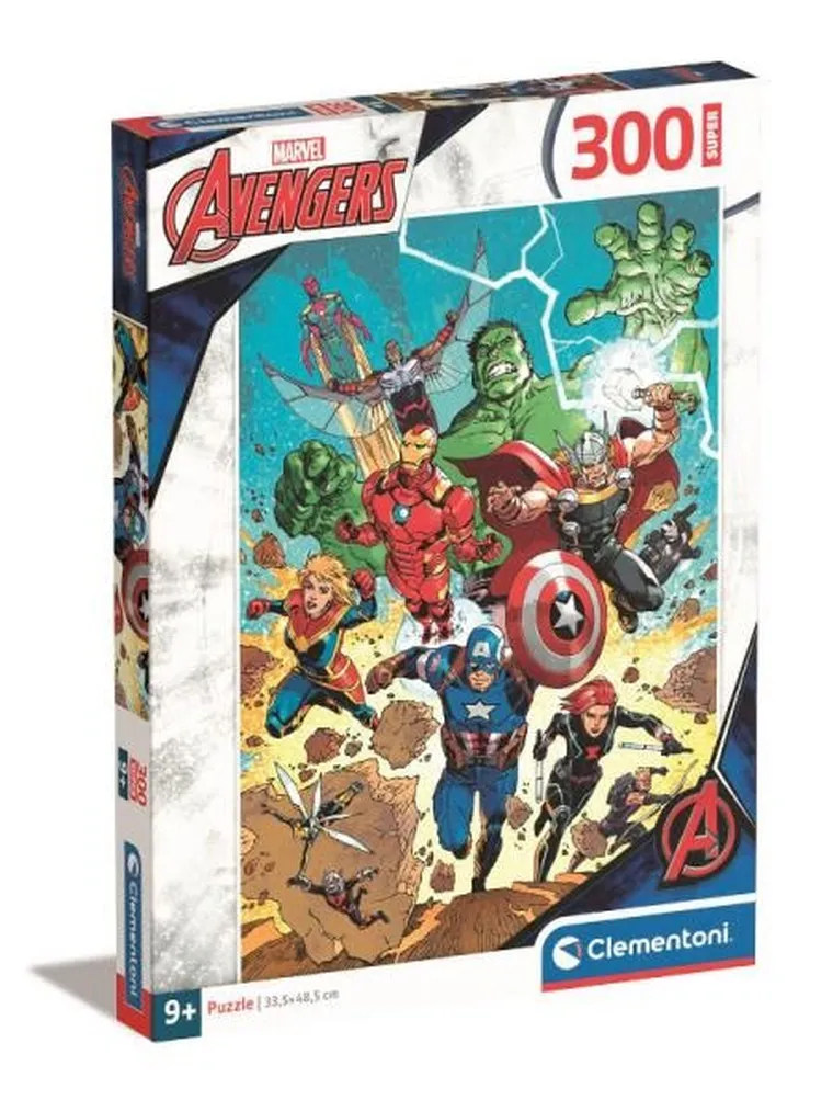 Clementoni, Super Color, The Avengers, puzzle, 300 piese