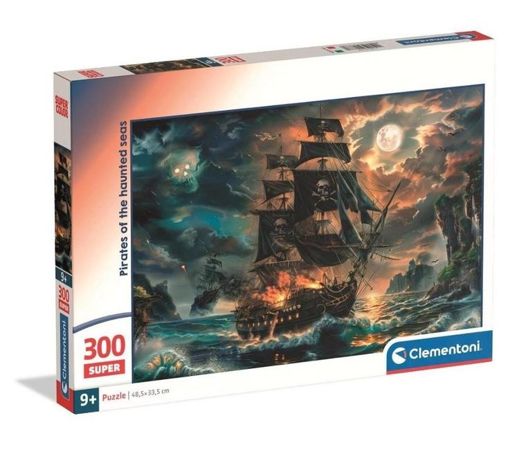 Clementoni, Super, Pirates of the Haunted Seas, puzzle, 300 piese