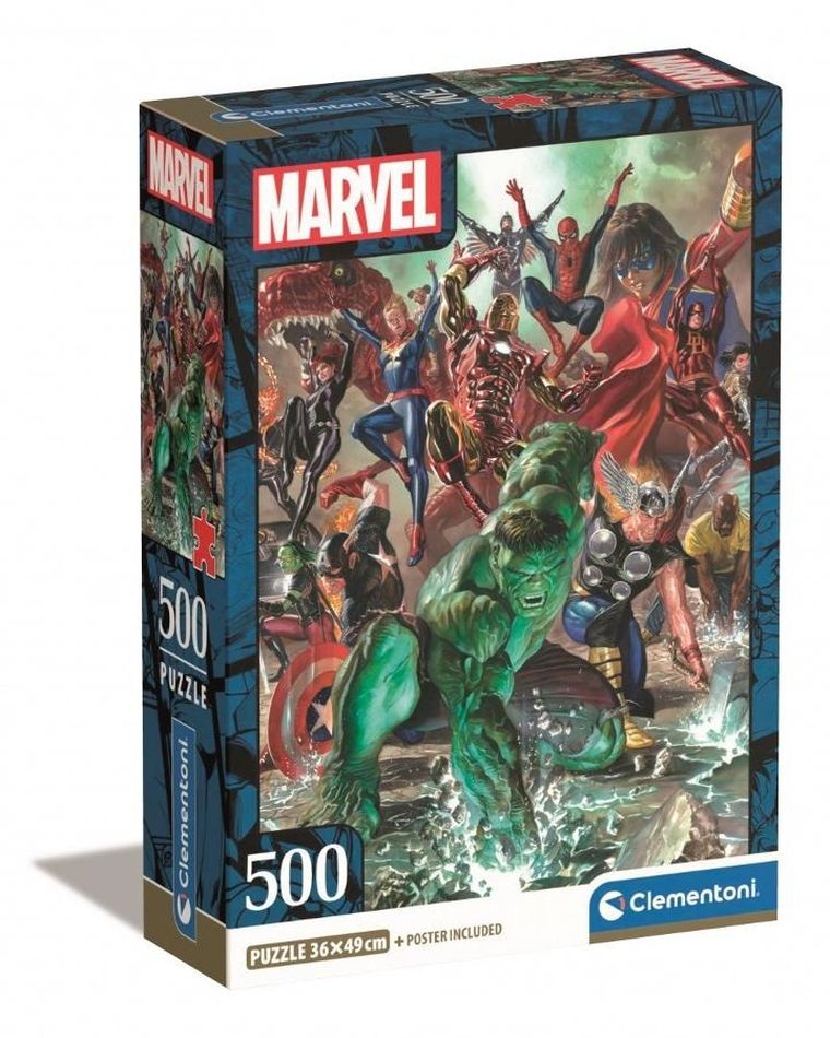 Clementoni, The Avengers, puzzle, 500 piese