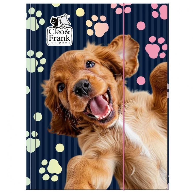 Cleo si Frank, dosar cu cauciuc A4, Caine, 1 buc.