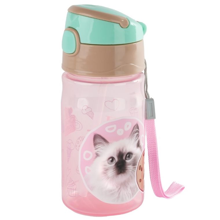 Cleo si Frank, sticla de apa, Pisoi, 330 ml