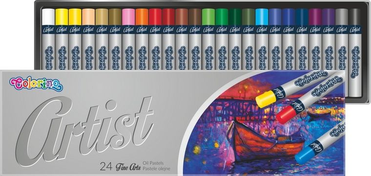 Colorino, Artist, pasteluri uleioase, 24 culori
