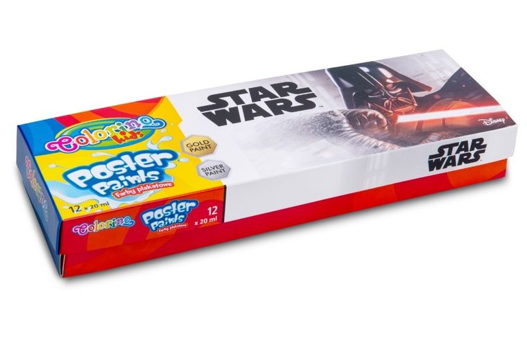 Colorino, Star Wars, vopsele pentru afise, 12 culori