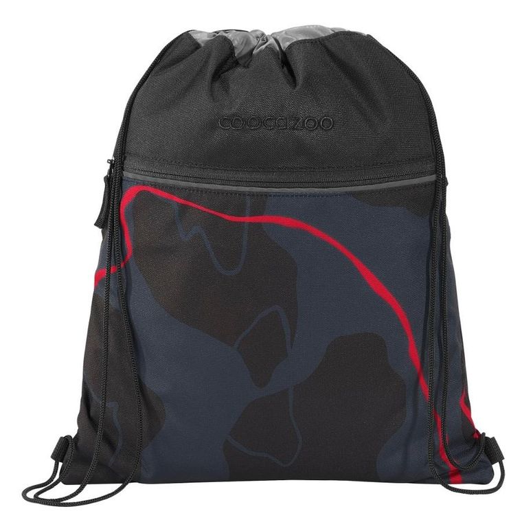 Coocazoo, rucsac cu snur, 43-34 cm, Lava Lines