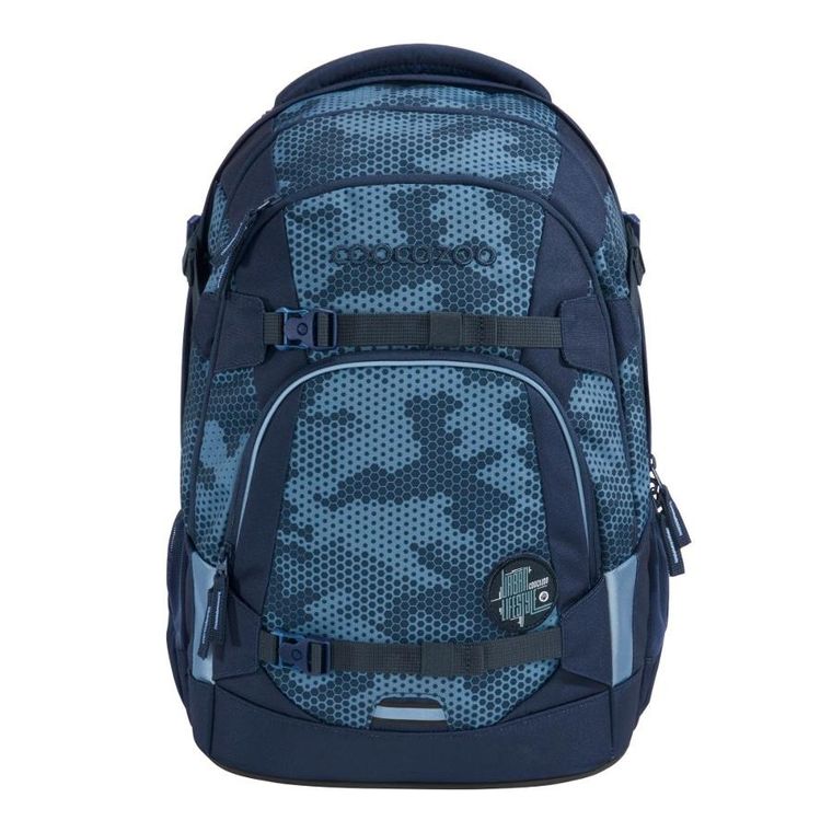 Coocazoo, rucsac pentru scoala, cu 4 compartimente, Geometric Sky