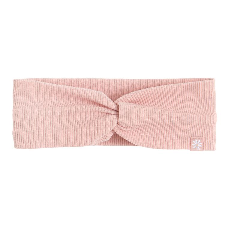 Cool Club, Bentita pentru fete, din tricot striat, roz