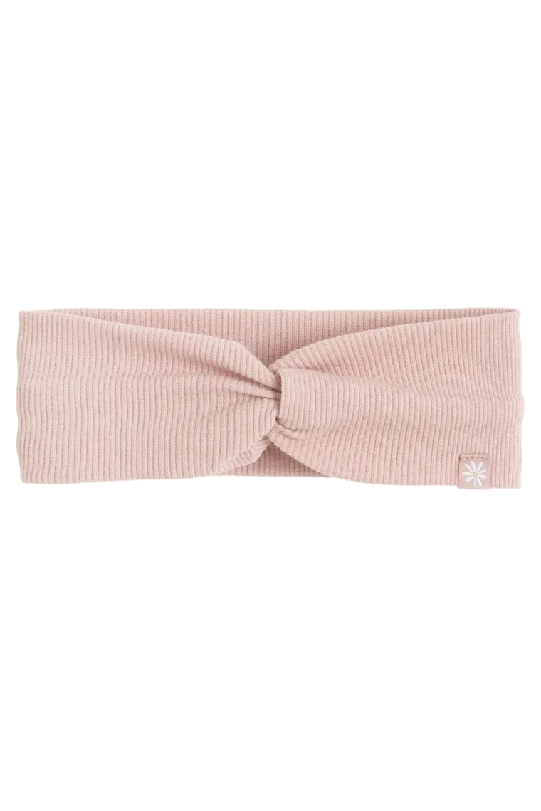 Cool Club, Bentita pentru fete, din tricot striat, roz
