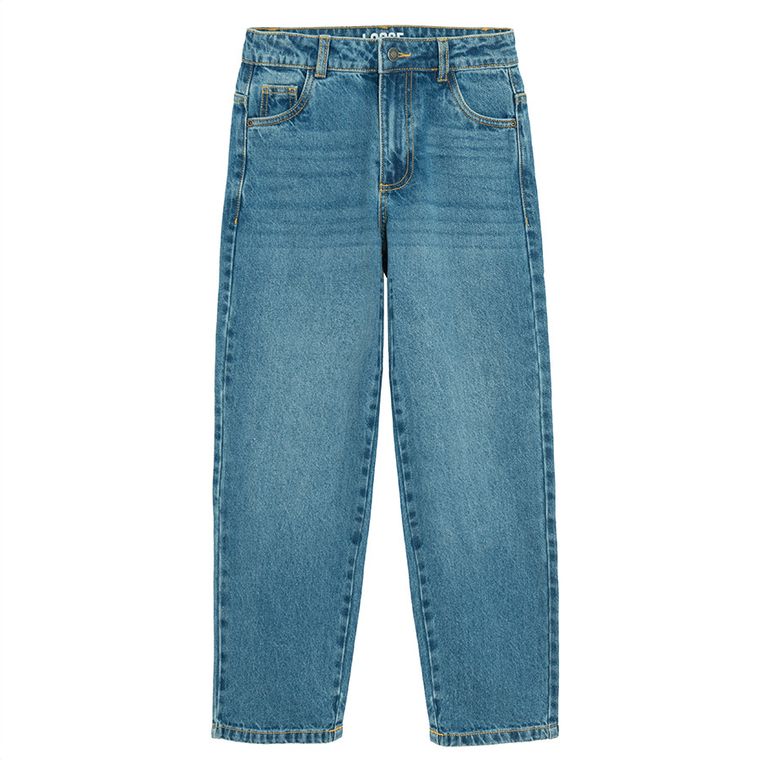 Cool Club, Blugi pentru baieti, loose fit, albastru