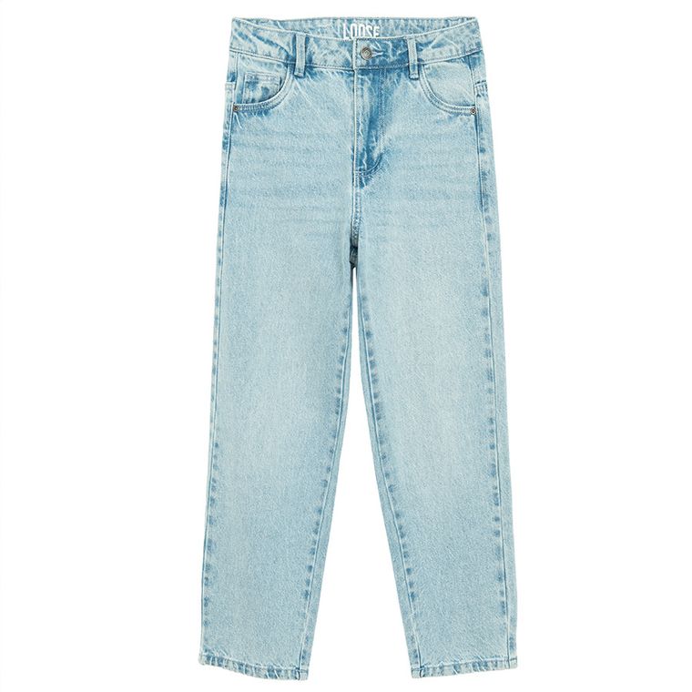 Cool Club, Blugi pentru baieti, loose fit, albastru