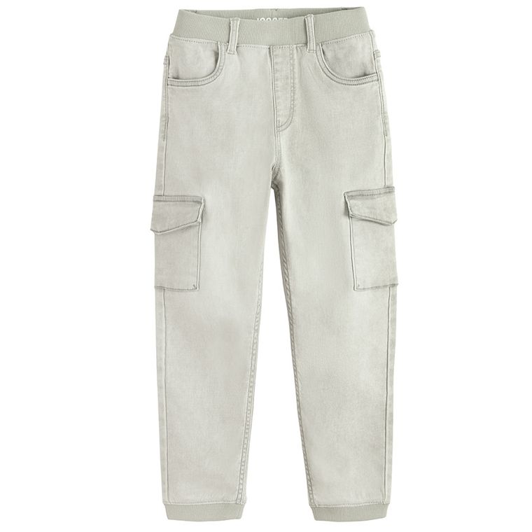 Cool Club, Blugi reglabili pentru baieti, croiala jogger, gri